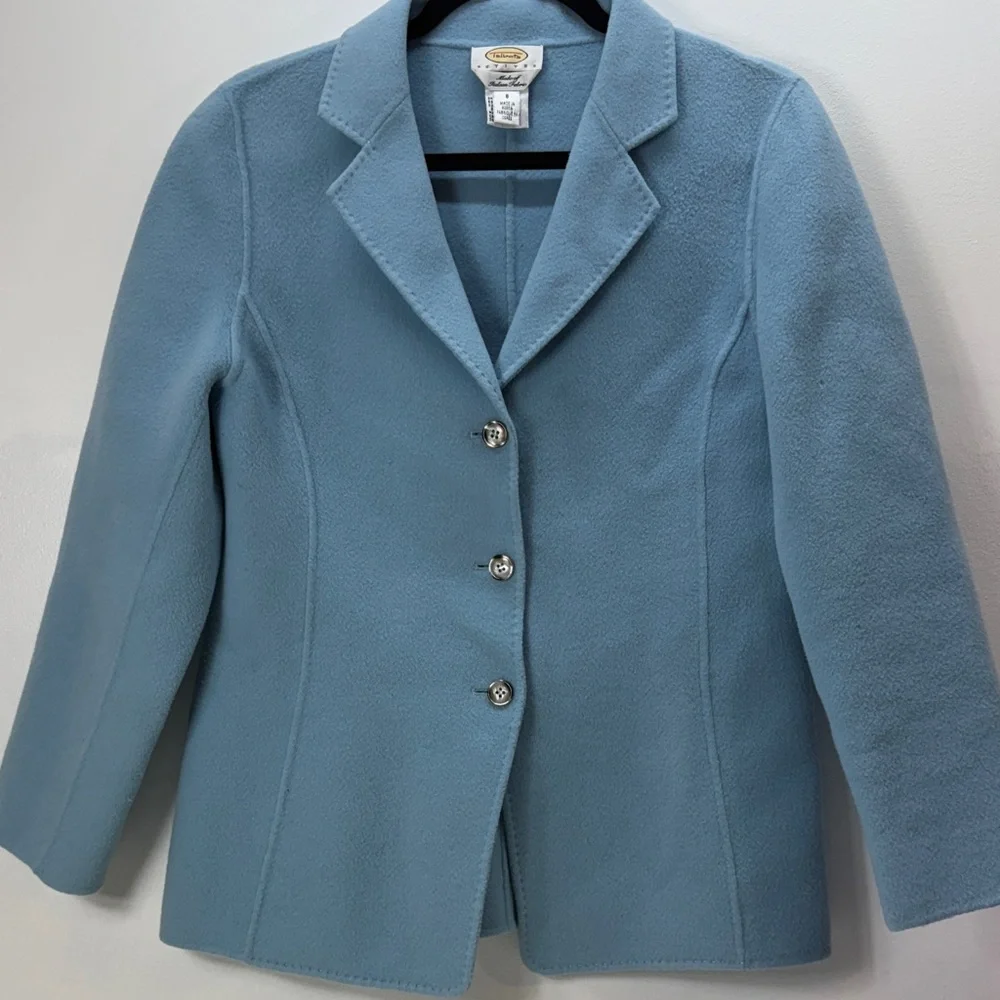 Talbots Light Blue Women's Blazer - Picture 2 of 7